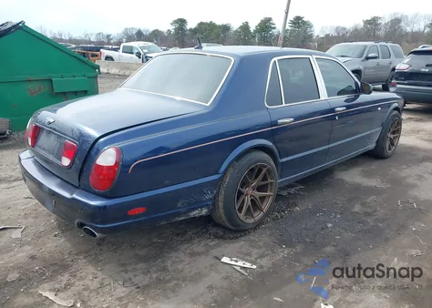 2003 Bentley Arnage T z USA, uszkodzony, nr VIN SCBLF34F23CX09384
